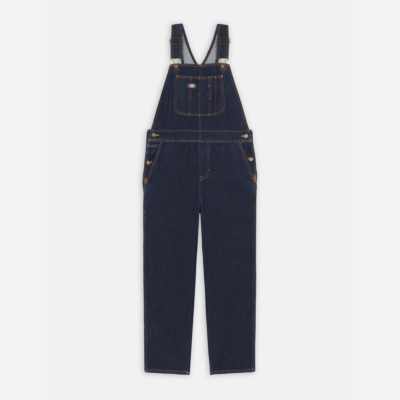 DICKIES - CLASSIC DENIM BIB W - Rinsed