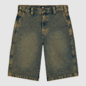 DICKIES - MADISON DENIM SHORT - Yellow Fade Indigo