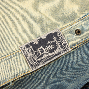 DIME - Denim Jacket - Dipped Sandblasted Indigo