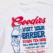 Goodies Sportive - Barber Tee 290gms - White