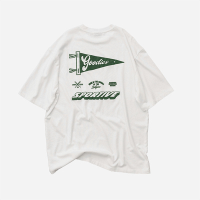 Goodies Sportive - Flag Tee - White