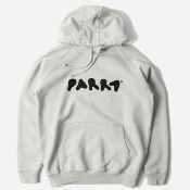 PARRA - BLOB LOGO HOODED SWEATSHIRT - Heather Grey