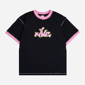 RAVE SKATEBOARDS - DEKCIW TEE - Black