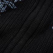 Butter Goods - Dragon Zip-Thru Knit Sweater - Black