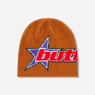 BUTTER GOODS - Racer Skully Beanie - Rust