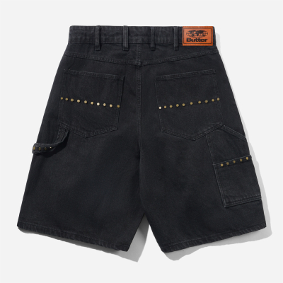 Butter Goods - Rivet Denim Shorts - Washed Black