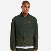 Dickies - LEWISTOWN DENIM JACKET - Green Tone Fade