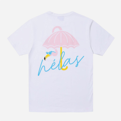 Hélas - Flamingo Tee - White
