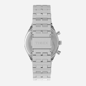 Timex - Q Timex Chronograph 40mm Stainless Steel Bracelet Watch - Stainless Steel / Stainless Steel