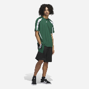 Adidas Skateboarding - Football Short - Black / Dark Green / White