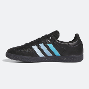 Adidas Skateboarding x Charlotte Football Club x Black Sheep - Samba ADV - Core Black / Cloud White / Ice Blue