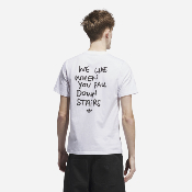 Adidas Skateboarding - Shmoofoil Stairs Tee - White / Black