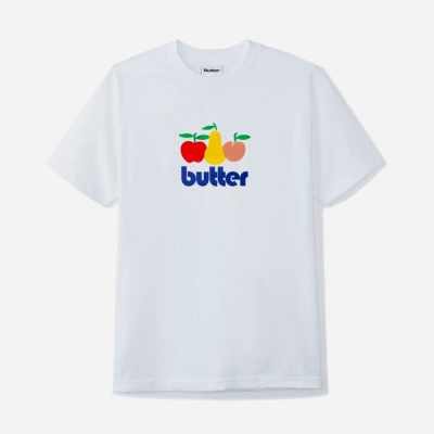 BUTTER GOODS - ORCHARD TEE - White