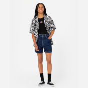 DICKIES W - DENIM SHORT - Classic Blue