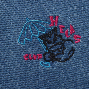 Helas - Bad Washed Denim Shirt - Light Blue