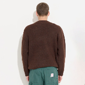 Misfit Shapes - Walking Wonders Knit Crew - Brown