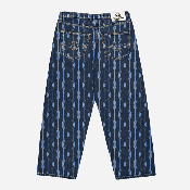 RAVE SKATEBOARDS - TRES GROS DENIM PANT -  Blue Raw / Laser