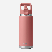 YETI - BOUTEILLE RAMBLER 26oz (760 ml) BOUCHON PAILLE - Sandstone Pink