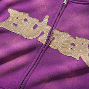 Butter Goods - Encounter Zip-Thru Hood - Washed Purple