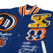 DEUS EX MACHINA - AMANITA VARSITY JACKET - Patriot Blue