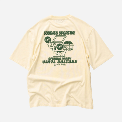 Goodies Sportive - Vinyl Culture Tee - Butter