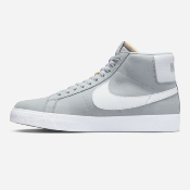 NIKE SB - ZOOM BLAZER MID ISO - Wolf Grey / White - Wolf Grey