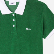 OBEY W - CLARE POLO DRESS - Agundant green