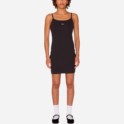 OBEY W - Mona Rib Tank Dress - Digital Black