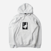 PARRA - THE RIDDLE HOODED SWEATSHIRT - Heather Grey