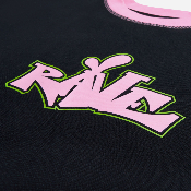 RAVE SKATEBOARDS - DEKCIW TEE - Black