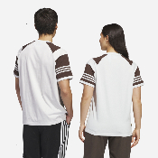 Adidas Skateboarding - Tyshawn Tee - Crystal White / Dark Brown