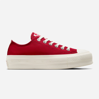 Converse - Chuck Taylor All Star Lift Platform "Valentine's Day" - Park Red / Vintage White / Egret