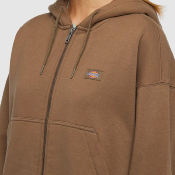 DICKIES - OAKPORT ZIP HOODIE - Mushroom