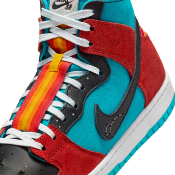 NIKE SB - DUNK HIGH DECON x DI'ORR GREENWOOD - Turquoise Blue Black Rugged Orange