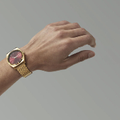 NIXON - TIME TELLER - Gold / Oxblood Sunray