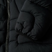 Parra - Boring village puffer jacket - Black