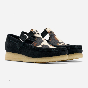 Clarks Originals - Wallabee T Bar Women - Black Interest