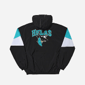 Hélas - Requins Quarter Zip Jacket - Black