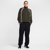 Nike SB - Full Zip Woven Skate Jacket - Sequoia / Cave Stone / White