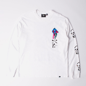 Parra - Lowering the bar long sleeve t-shirt - White