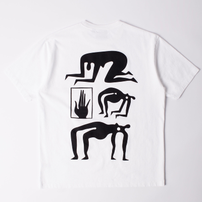 Parra - Yoga Discounts T-shirt - White