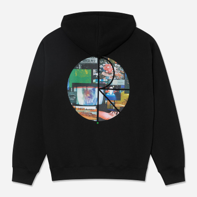 Polar - Dave Hoodie Fill Logo Ourselves Collage - Black