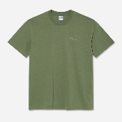 Polar - Stroke Logo Contrast Tee - Moss Green