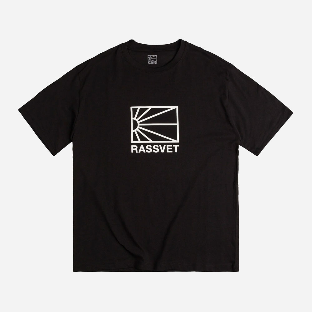 RASSVET - LOGO TEE KNIT  - Black