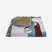 TIRED WOVEN COLLAGE THROW BLANKET ASSORTED
