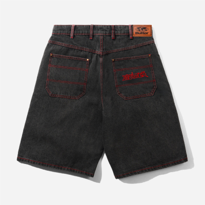Butter Goods - Encounter Denim Shorts - Tinted Washed Black