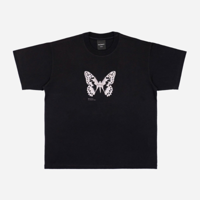 BYE JEREMY - BUTTERFLY TEE - Black