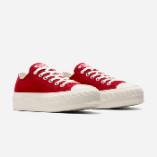 Converse - Chuck Taylor All Star Lift Platform "Valentine's Day" - Park Red / Vintage White / Egret