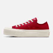 Converse - Chuck Taylor All Star Lift Platform "Valentine's Day" - Park Red / Vintage White / Egret