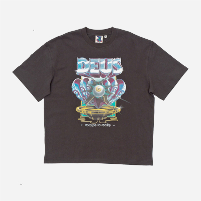 Deus Ex Machina - Great Escape Tee - Anthracite